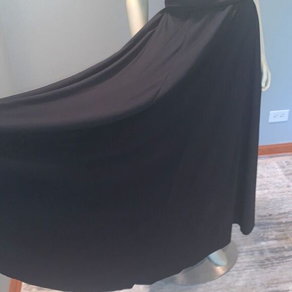 Vintage Black Maxi Skirt by Koret of California | Long Full Black Skirt | Label - Picture 5 of 15